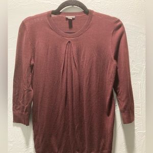 Ann Taylor 
S
Plum sweater